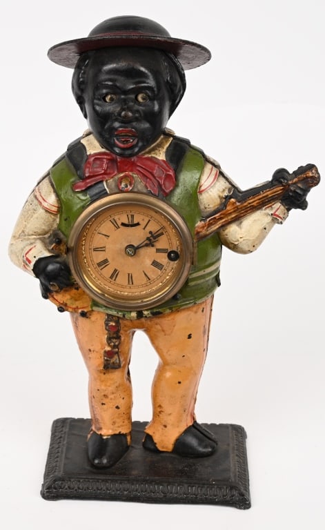 BRADLEY & HUBBARD BANJO BLINKING EYE CLOCK (1 of 5)