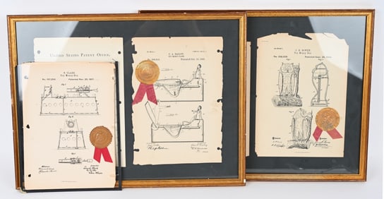 3- MECHANICAL BANK PATENT PAPERS