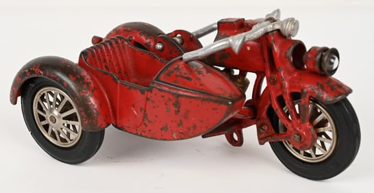HUBLEY ELECTRIC LIGHT MOTORCYCLE w/ SIDECAR
