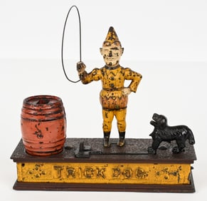 SHEPARD TRICK DOG MECHANICAL BANK