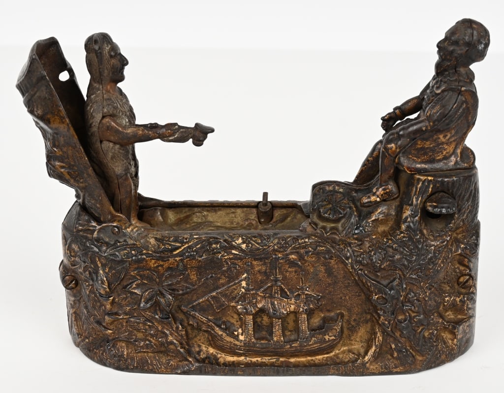 COLUMBUS WORLDS FAIR MECHANICAL BANK (1 of 6)