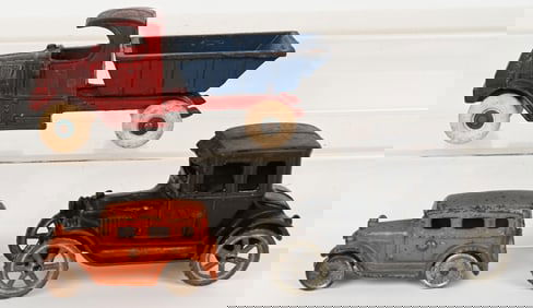 3- CHAMPION & A.C. WILLIAMS CAST IRON TOYS