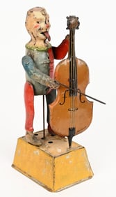 GUNTHERMANN TIN WINDUP BASS PLAYER