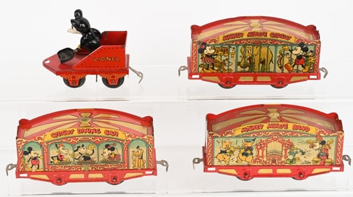 LIONEL MICKEY MOUSE CIRCUS TRAIN