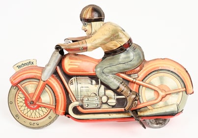 TECHNOFIX TIN WINDUP RACING MOTORCYCLE