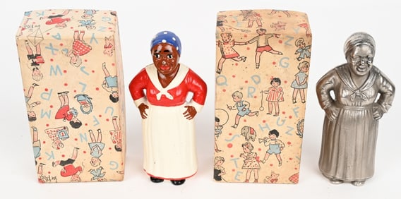 2- HUBLEY MAMMY STILL BANKS w/ BOXES