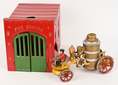 KINGSBURY FIRE PUMPER & STATION