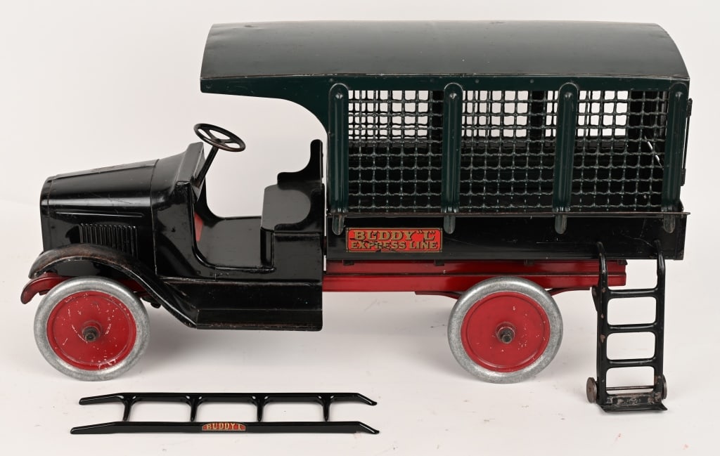 BUDDY L PRESSED STEEL SCREENSIDE EXPRESS TRUCK (1 of 6)