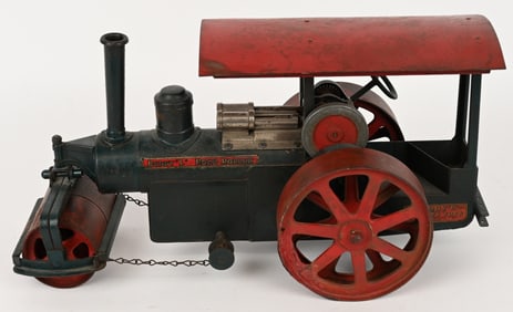 BUDDY L PRESSED STEEL ROAD ROLLER