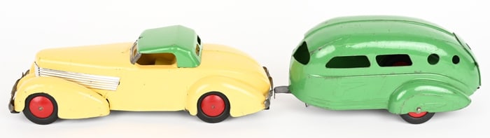 WYANDOTTE CORD COUPE & TRAVEL TRAILER