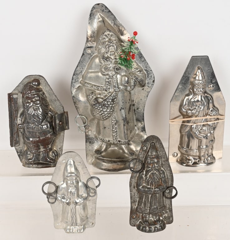 5- ANTIQUE SANTA CLAUS CHOCOLATE MOLDS (1 of 3)