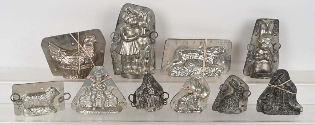 10- ANTIQUE EASTER CHOCOLATE MOLDS (1 of 4)