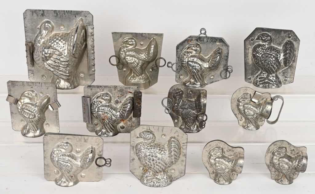 11- ANTIQUE THANKSGIVING TURKEY CHOCOLATE MOLDS (1 of 8)