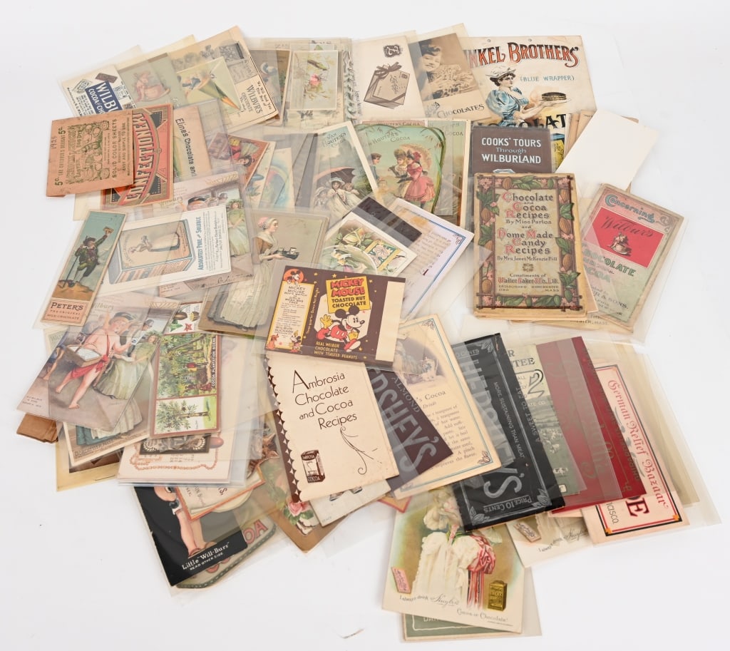 LOT OF CHOCOLATE TRADE CARDS & PREMIUMS (1 of 4)