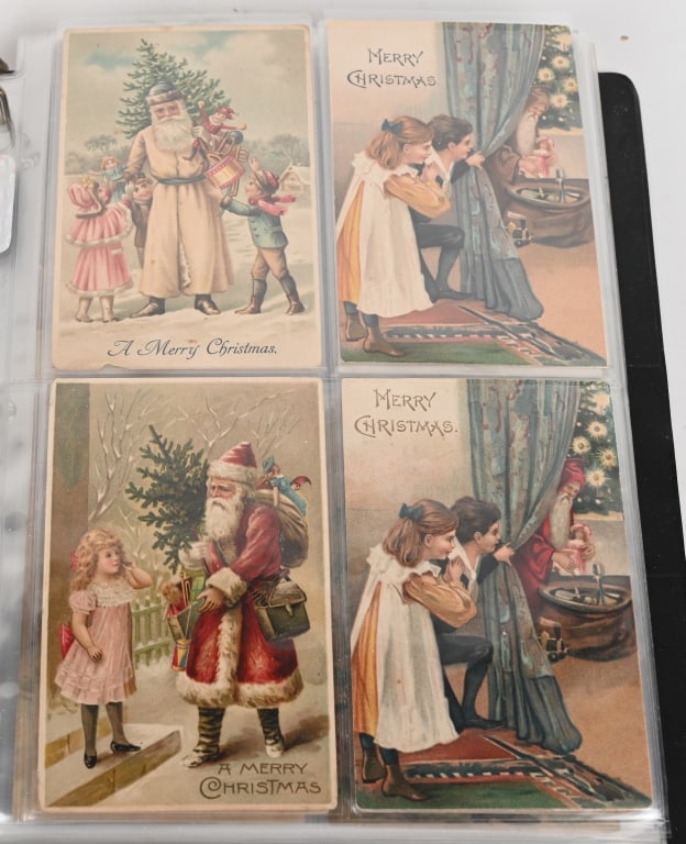 120+ EARLY CHRISTMAS SANTA CLAUS POST CARDS (1 of 20)
