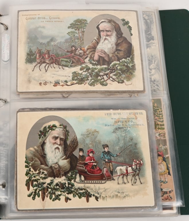 120+ CHRISTMAS ADVERTISING TRADE CARDS (1 of 19)