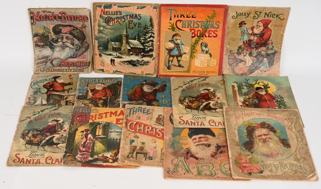 14- EARLY LINEN CHRISTMAS BOOKS (1 of 6)