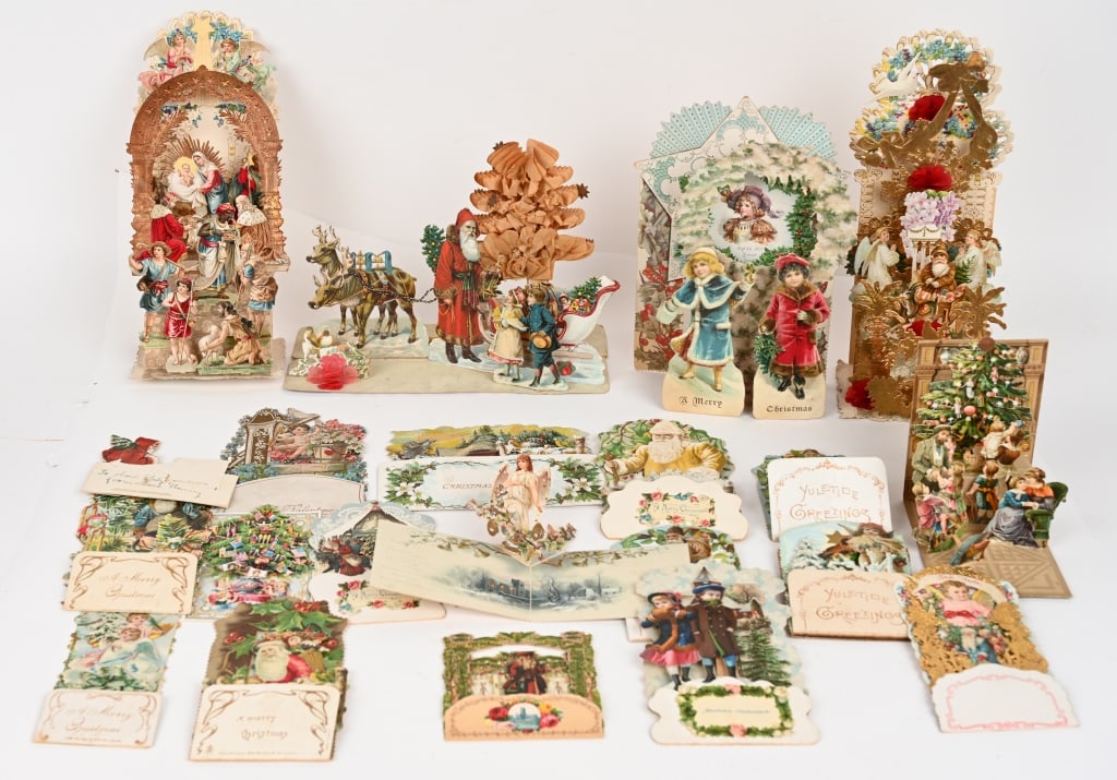 20- VICTORIAN POP-UP 3D CHRISTMAS CARDS (1 of 7)
