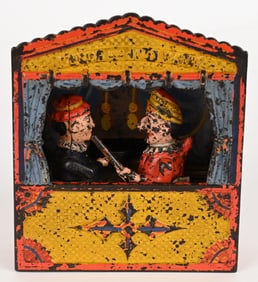SHEPARD PUNCH & JUDY MECHANICAL BANK