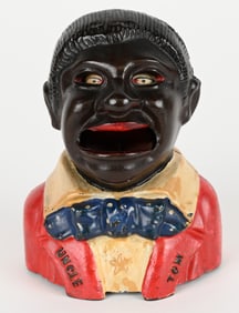 UNCLE TOM W/ STAR MECHANICAL BANK