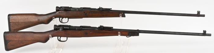 TWO JAPANESE TYPE 99 SPORTER IN 7.7 MM BOLT ACTION