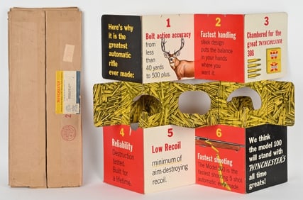 WINCHESTER MODEL 100 CARDBOARD DIE CUT DISPLAY