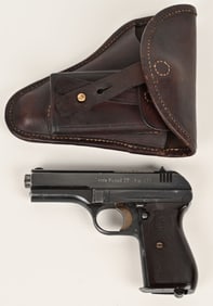 CZ MODEL 27 NAZI - POLICE MARKED WITH HOLSTER
