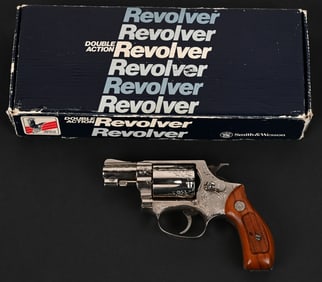 SMITH & WESSON CUSTOM ENGRAVED MODEL 36-7 REVOLVER