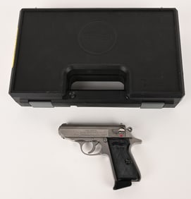 CARL WALTHER MODEL PPK /S STAINLESS STEEL 380 ACP
