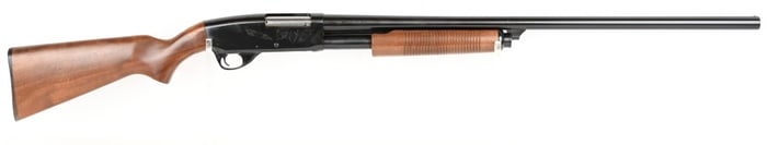 STEVENS MODEL 77F PUMP ACTION 12 GA. SHOTGUN.