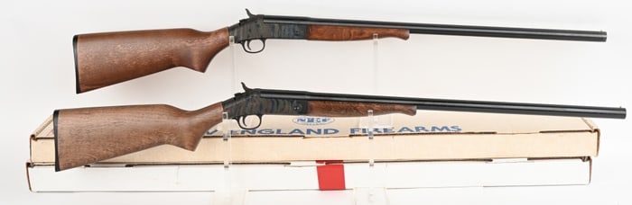 A PAIR OF NEW ENGLAND FIREARMS PARDNER SHOTGUNS