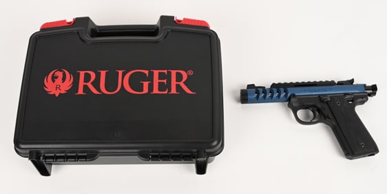 RUGER MARK IV 22/45 LITE 22LR BLUE ANODIZED