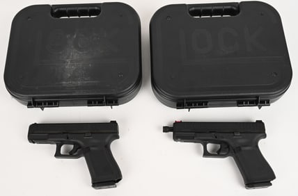 LOT OF 2 GLOCK 44 SEMI AUTO PISTOLS .22 LR