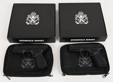 2 SPRINGFIELD ARMORY ECHELON 9MM SEMI AUTO PISTOLS