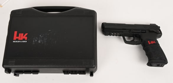 H&K 45 SEMI AUTOMATIC PISTOL WITH CASE