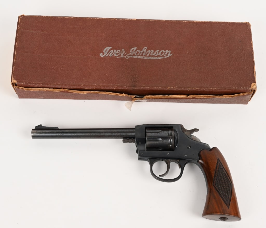 IVER JOHNSON SIDEWINDER REVOLVER .22LR: SERIAL NUMBER: M99195. BARREL: 6". CALIBER; .22 LR. MANUFACTURED: 1958-1976. The Ruger Bearcat is a compact, single-action revolver chambered in .22 LR, known for its classic styling and lightweight d