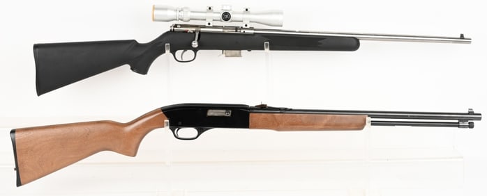 LOT OF TWO 22 CALIBER RIFLES