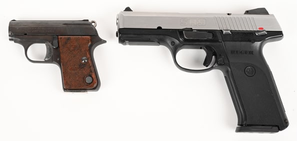 LOT OF 2: ASTRA CUB AND RUGER SR9 PISTOLS