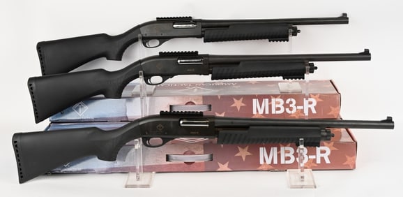 CONSECUTIVE SERIALED ATI MB3-R PUMP SHOTGUNS