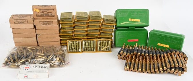 LOT OF RIFLE BLANKS 7.62 X 51, 7.62 X 39, 5.56 .