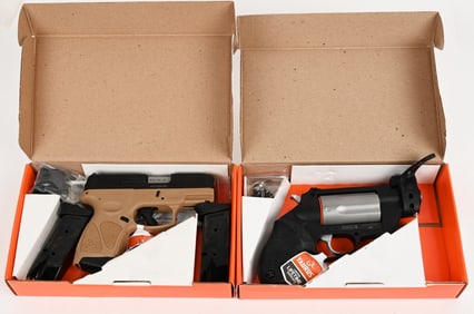 TAURUS G3C AND PUBLIC DEFENDER HAND GUNS