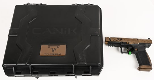 CANIK TTI COMBAT SEMI AUTO PISTOL W/ CASE