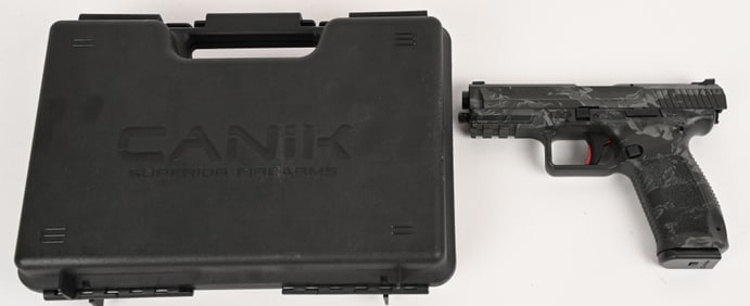 CANIK TP9SF SEMI AUTO PISTOL IN TIGER DARK GRAY