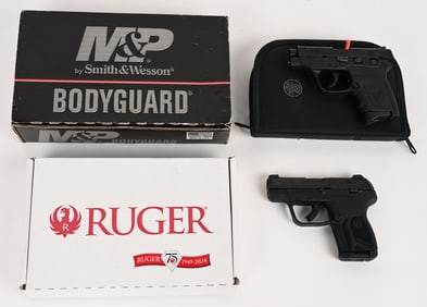 LOT OF TWO 380 AUTO SEMI AUTO PISTOLS.