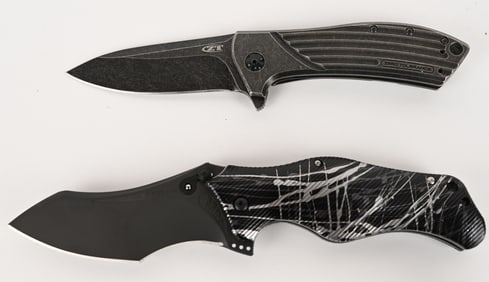 TWO AWESOME FLIPPER FOLDING KNIVES