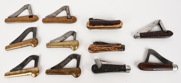 LOT OF 11 TIMBER SCRIBERS !!!!!