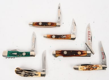 AECA ANNUAL ISSUE POCKET KNIVES 2002-2007