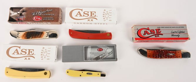CASE XX FIVE POCKET KNIVES