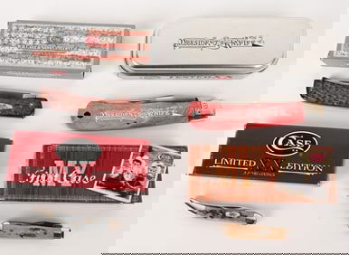 CASE XX PRESIDENT'S KNIFE & THREE POCKET BEAUTIES