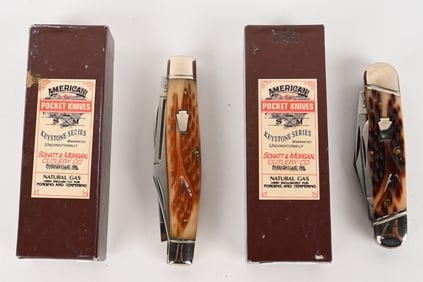 SCHATT & MORGAN KEYSTONE SERIES XX POCKET KNIVES